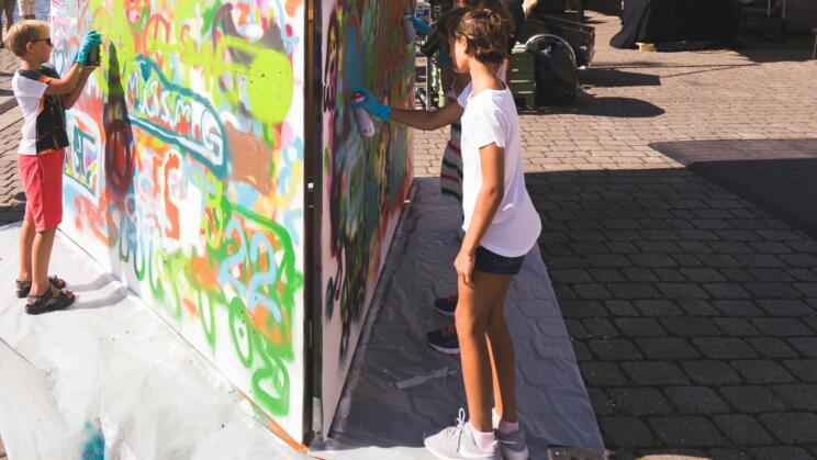 Prova på graffiti kulturhoteller